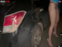 Dar en público y cuerno con celos del rollo gigante - Paolla Hotwife