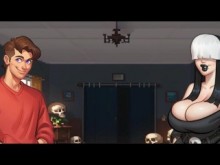 Crónicas de invierno - Parte 3 - Gótica de grandes tetas me dio una mamada por LoveSkySan69