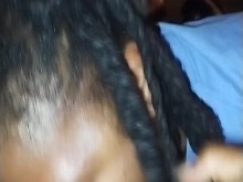 Chupando Su Gran Polla Negra Siempre me tienes mojada cuando ????????????