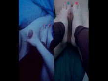 Prettyfeetelite - Diosa descalza Twinkletoes - Cuck Footjob