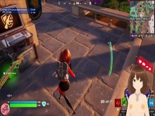El enorme culo de Elastic Girl en un juego de fortnite - Jazziuu - Gameplay