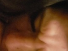 Esposa se la follan duro con mi polla en la boca