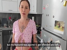 ¡Su marido cornudo no sabe que ella es una puta ANAL!