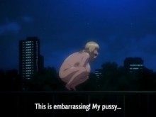 Mujer exhibicionista de enormes tetas y coño peludo le gusta follar en el parque | anime hentai 1080p