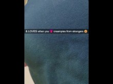 Hotwife peluda Snapchats cornudo esposo antes de la cita con un extraño!