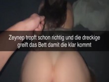 Tímida turca tiene sexo sucio a lo perrito después del gimnasio