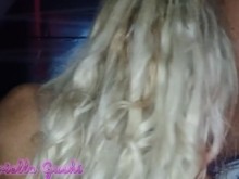 El 1er gangbang de Gabriella Gushi, follando y chupando decenas de pollas y dejando chorreando semen