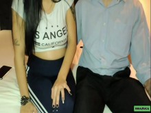 El cornudo trajo a su esposa embarazada para tener sexo conmigo, hice un cornudo feliz - Alicia Weller y Proton Videos