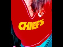 ¡¡Sabes que amo a mis KC Chiefs!!. &num;Reino Rojo &num;HappyHotwife &num;Hotwife