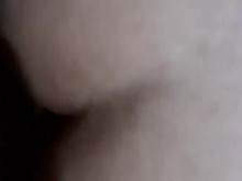 por fin el cornudo me comio el culo