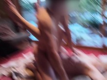 Primera vez jugando varios juegos. Por favor, mira cómo la suegra madura de 60 años de grandes pechos recibe creampie continuo con el amigo de su hijastro, recibe una gran cantidad de esperma y se corre una y otra vez.  Japonés/Mujer casada/Delgada/Cornud