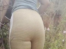 deliciosa mamada al aire libre