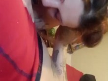 ¡El vibrador PnpPawg Sunshyne de Texassunshyne en el culo mientras chupa TexasBWC!
