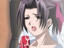 A mujer casada le gusta que la llamen por teléfono para que le meta un consolador en su coño peludo | Anime Hentai 1080p