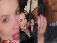 Puta casada teniendo sexo con una BBC en la calle y su marido cornudo hace la limpieza