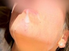 Un amigo de la familia terminó el rostro de su esposa frente a su marido.