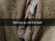 ¡Primera corrida antes de que follaran en grupo a mi esposa sin condones ni pastillas! [Cornudo. Snapchat]